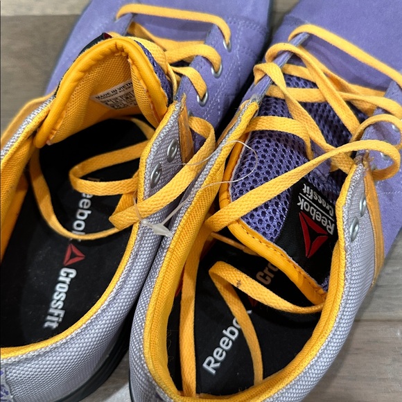 Reebok Women's CrossFit RCF LITE Lush Orchid Purple Glow orange shoes sneakers - Picture 7 of 9
